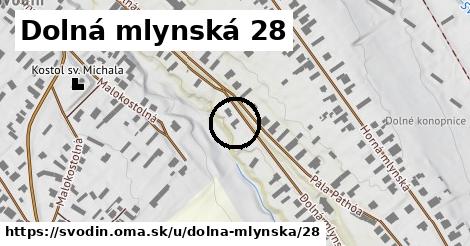 Dolná mlynská 28, Svodín