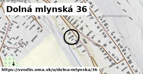 Dolná mlynská 36, Svodín