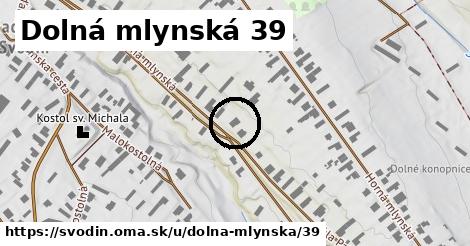 Dolná mlynská 39, Svodín