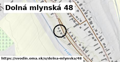 Dolná mlynská 48, Svodín