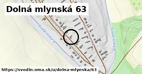 Dolná mlynská 63, Svodín