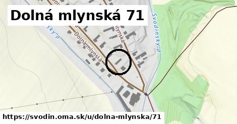 Dolná mlynská 71, Svodín