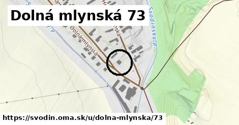 Dolná mlynská 73, Svodín