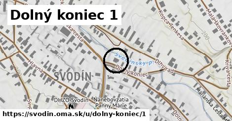 Dolný koniec 1, Svodín