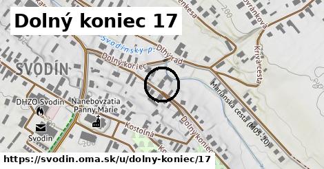Dolný koniec 17, Svodín