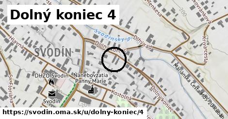 Dolný koniec 4, Svodín