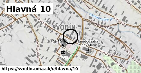 Hlavná 10, Svodín