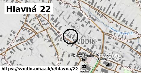 Hlavná 22, Svodín