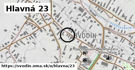 Hlavná 23, Svodín
