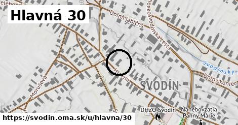 Hlavná 30, Svodín