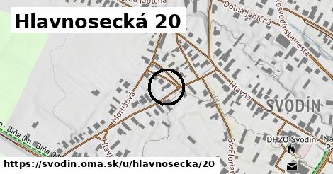 Hlavnosecká 20, Svodín