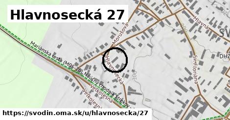 Hlavnosecká 27, Svodín