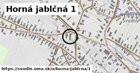 Horná jablčná 1, Svodín