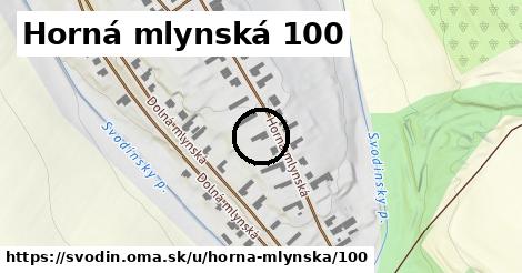 Horná mlynská 100, Svodín