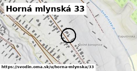 Horná mlynská 33, Svodín