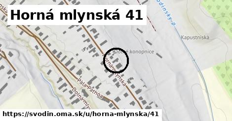 Horná mlynská 41, Svodín