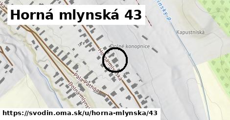 Horná mlynská 43, Svodín