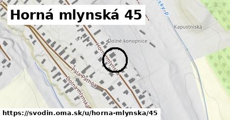 Horná mlynská 45, Svodín