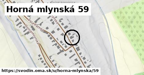 Horná mlynská 59, Svodín