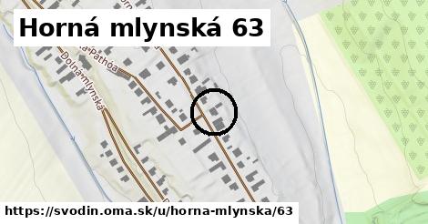 Horná mlynská 63, Svodín