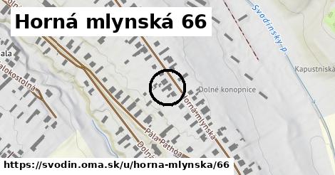 Horná mlynská 66, Svodín