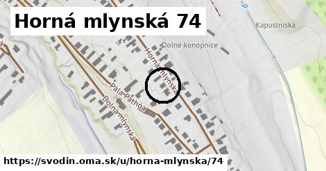 Horná mlynská 74, Svodín