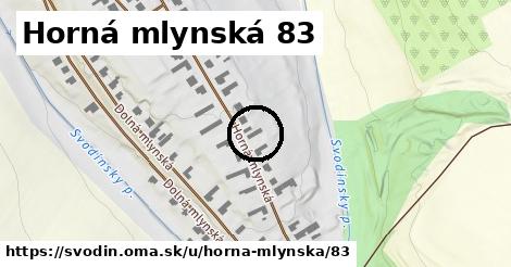 Horná mlynská 83, Svodín