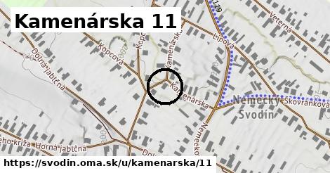 Kamenárska 11, Svodín