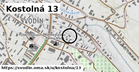 Kostolná 13, Svodín