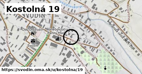 Kostolná 19, Svodín