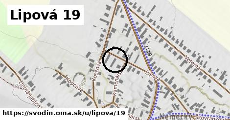 Lipová 19, Svodín