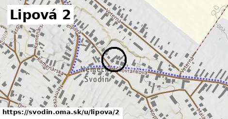 Lipová 2, Svodín