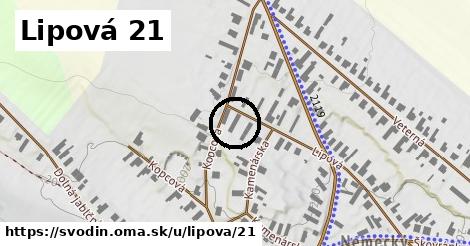 Lipová 21, Svodín