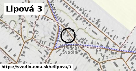 Lipová 3, Svodín