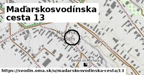 Maďarskosvodínska cesta 13, Svodín