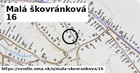 Malá škovránková 16, Svodín