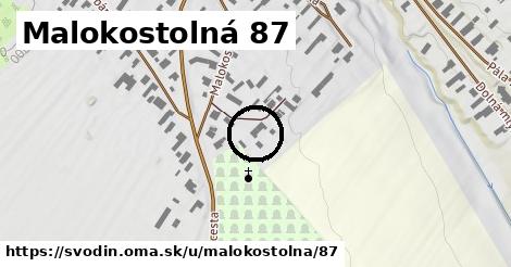 Malokostolná 87, Svodín