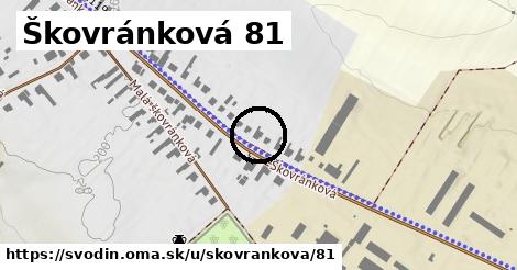 Škovránková 81, Svodín