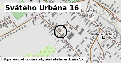 Svätého Urbána 16, Svodín