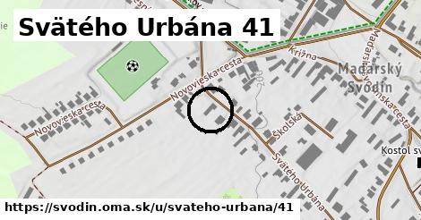 Svätého Urbána 41, Svodín