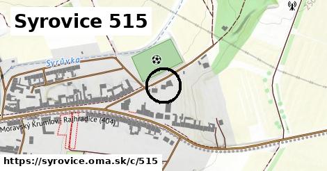 Syrovice <span class="supisne">515</span>