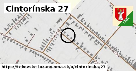 Cintorínska 27, Tekovské Lužany