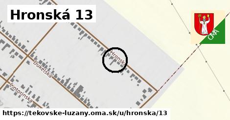 Hronská 13, Tekovské Lužany