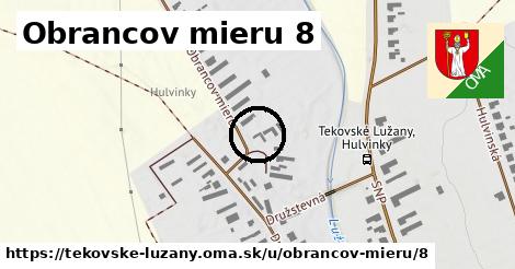 Obrancov mieru 8, Tekovské Lužany