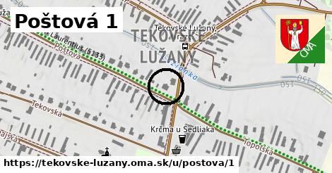 Poštová 1, Tekovské Lužany