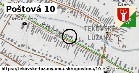 Poštová 10, Tekovské Lužany