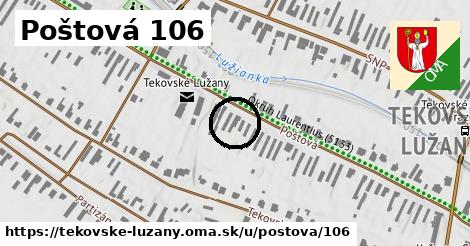 Poštová 106, Tekovské Lužany