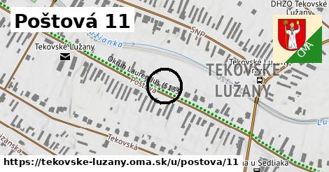 Poštová 11, Tekovské Lužany