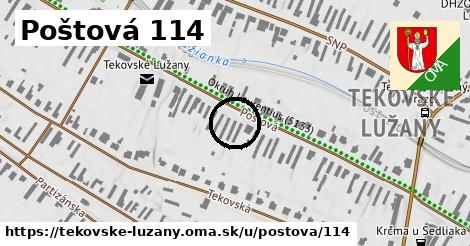 Poštová 114, Tekovské Lužany