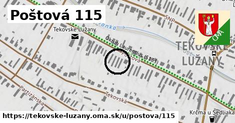 Poštová 115, Tekovské Lužany